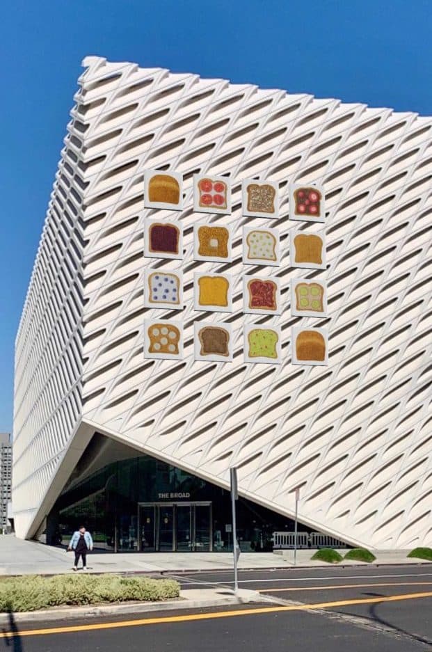 'the loaf.' on display outside the broad.