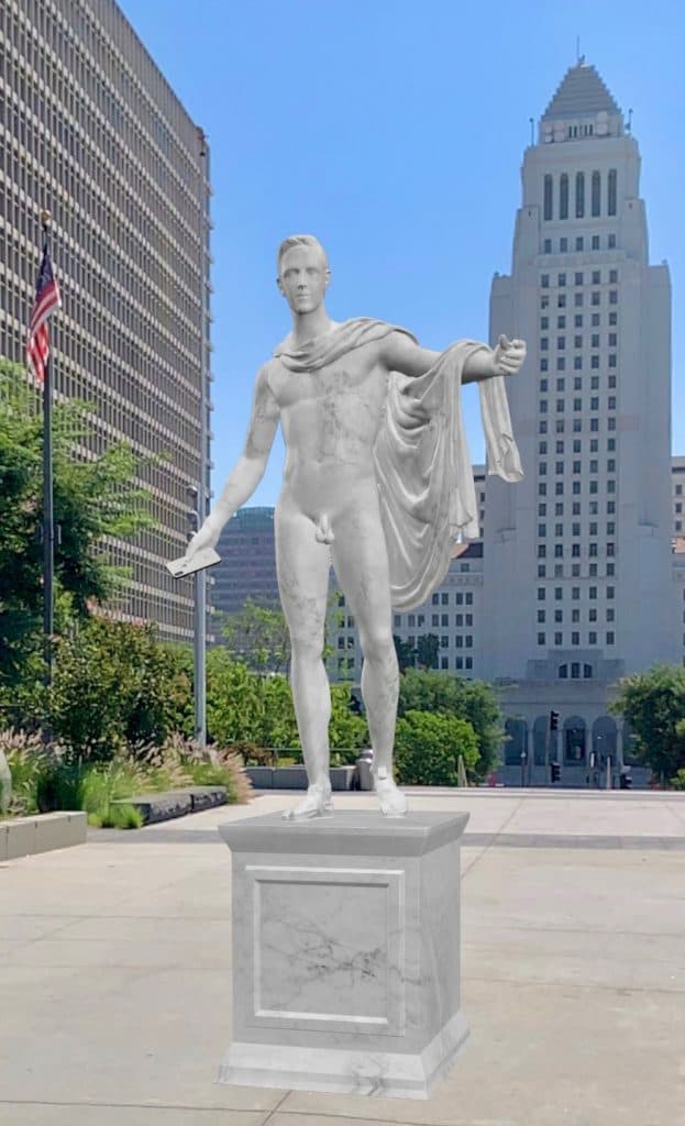 label la statue