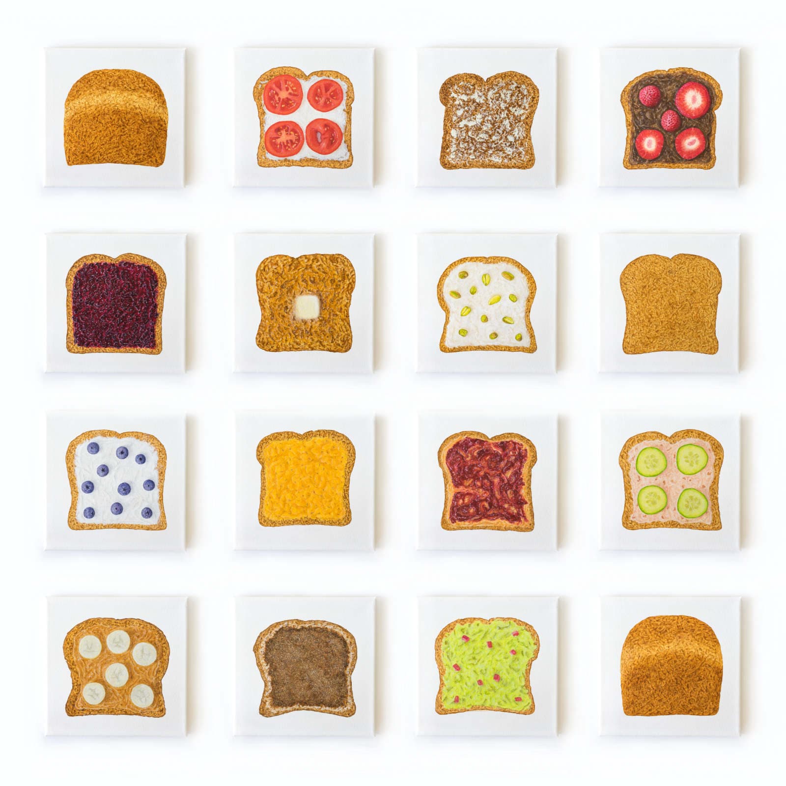 the loaf paintings